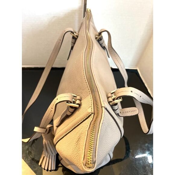 Kate Spade Orchard Street Maya Aunaturel Leather Large Tote Bag - Picture 11 of 12